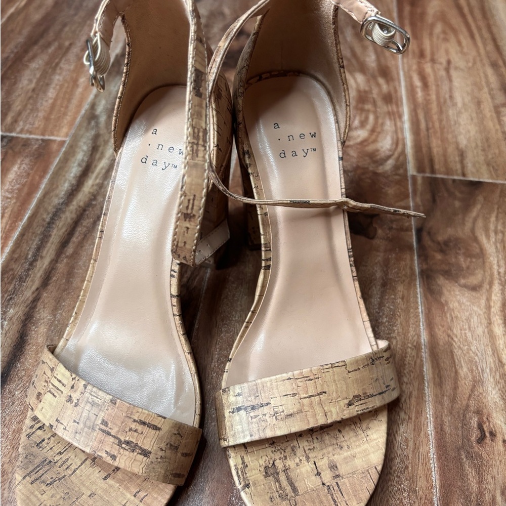 A New Day Tan Women's Sandals NWOT